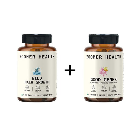 Biotin 10,000mcg + Glutathione for Radiant Skin & Strong Hair